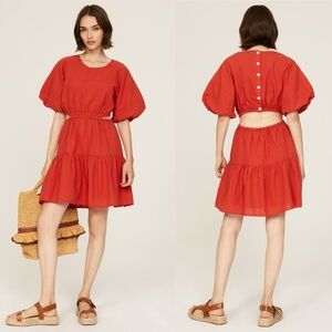 Madewell Rust Mini Dress Size Medium